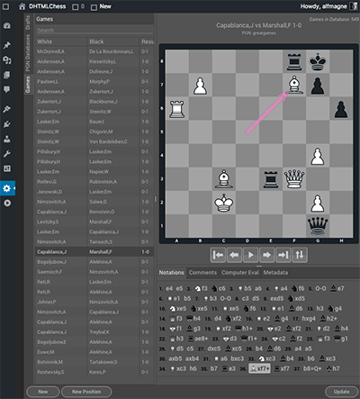 DHTML Chess For WordPress